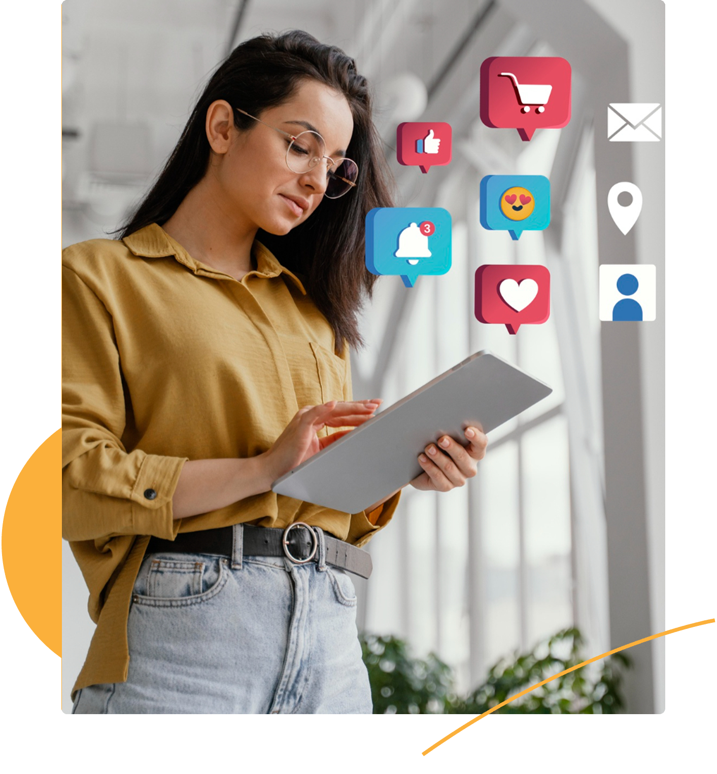 Equipo creativo y audiovisual gestionando redes sociales de empresas