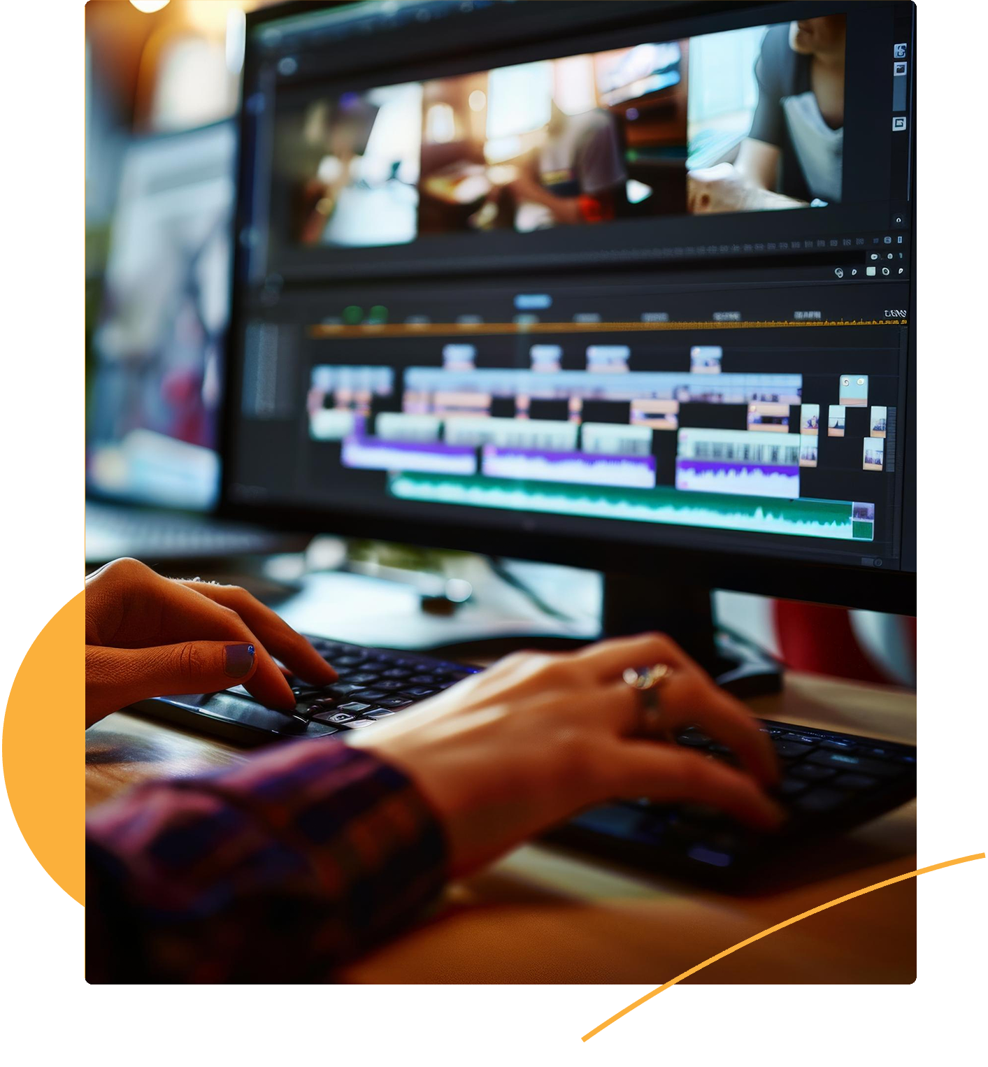 Edición de vídeos formativos con enfoque pedagógico y recursos gráficos