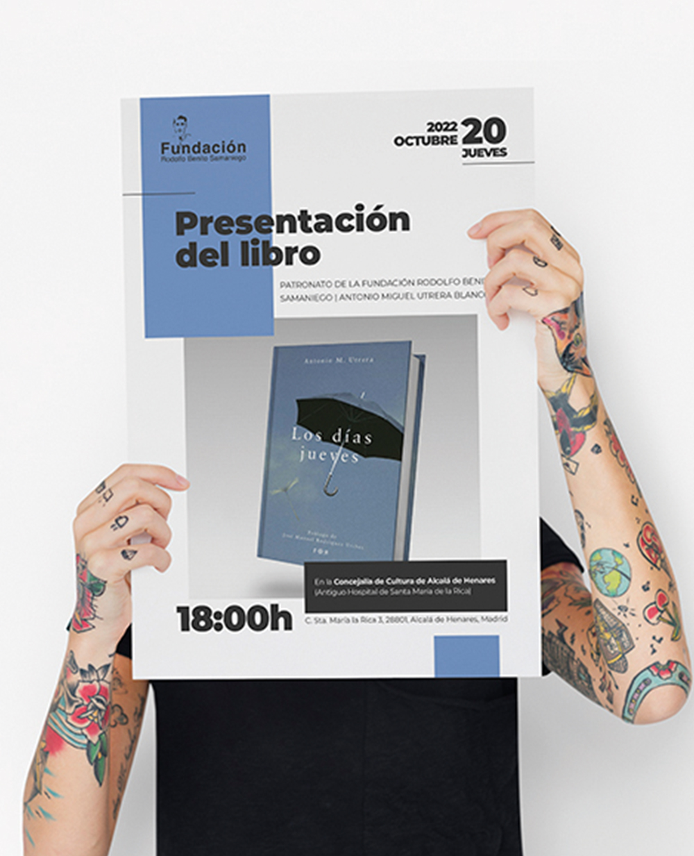 Diseño gráfico y editorial para Fundación Rodolfo Benito Samaniego Diseño gráfico de carteles y programas de mano para la Fundación Rodolfo Benito Samaniego