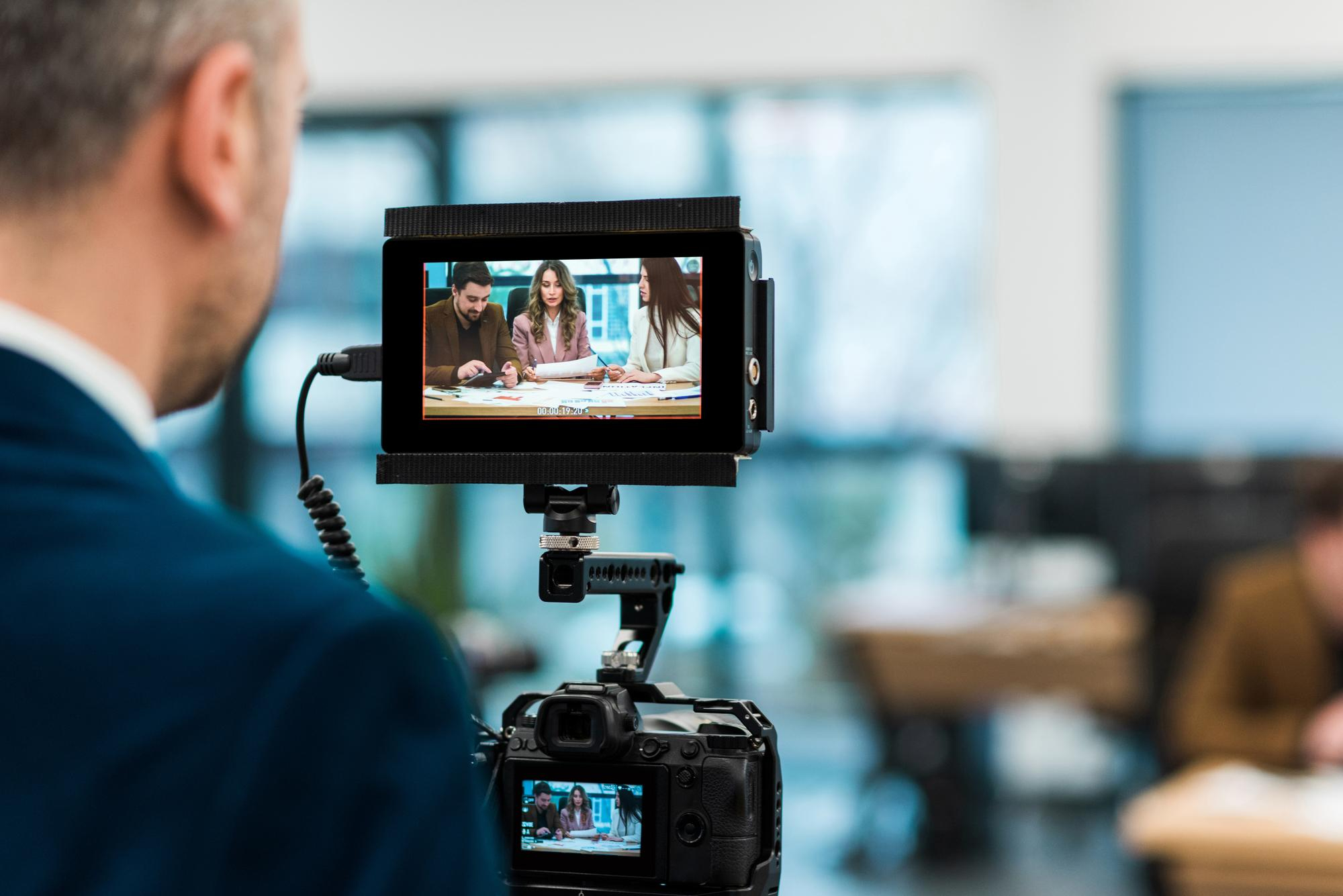 Producción audiovisual para empresas y profesionales en Madrid Servicio de producción audiovisual en Madrid con grabación de vídeo profesional