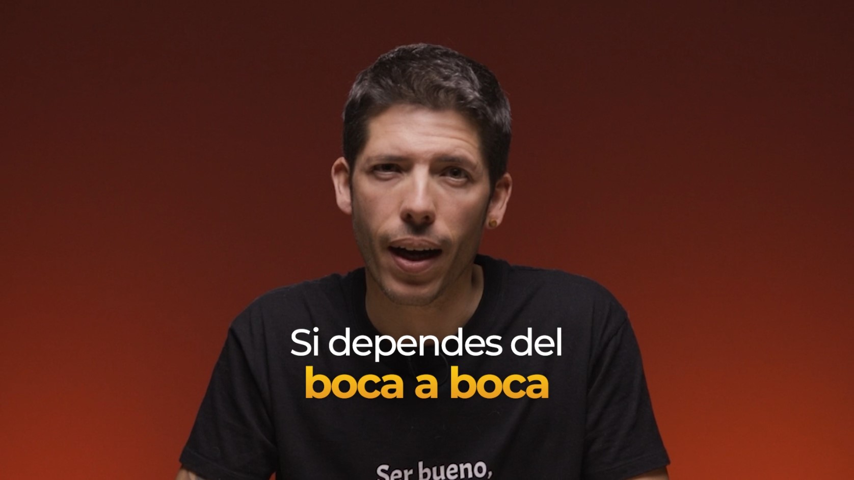 Edición de reel para marketing digital y captación de clientes en redes sociales Reel para marca personal sobre captación de clientes y dependencia del boca a boca