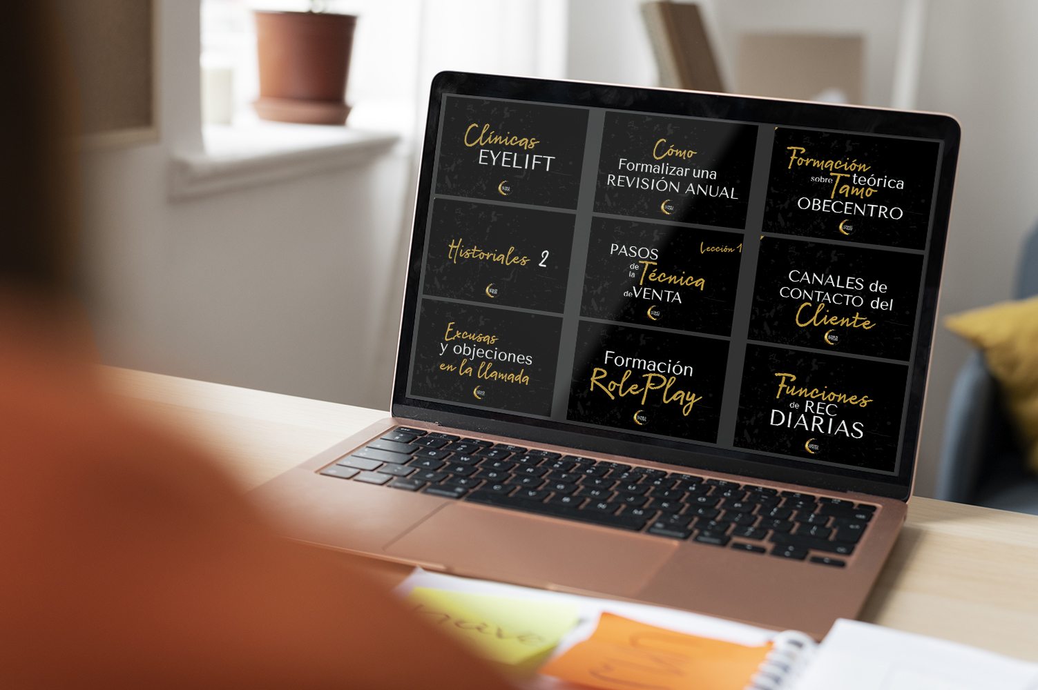 MOCKUP MODULOS CURSO ULTIMATE UPGRADE CONSULTING